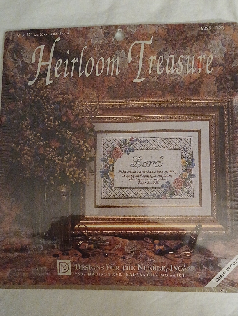 Designs for the Needle Heirloom Treasure Vintage Cross Stitch Kit - Lord